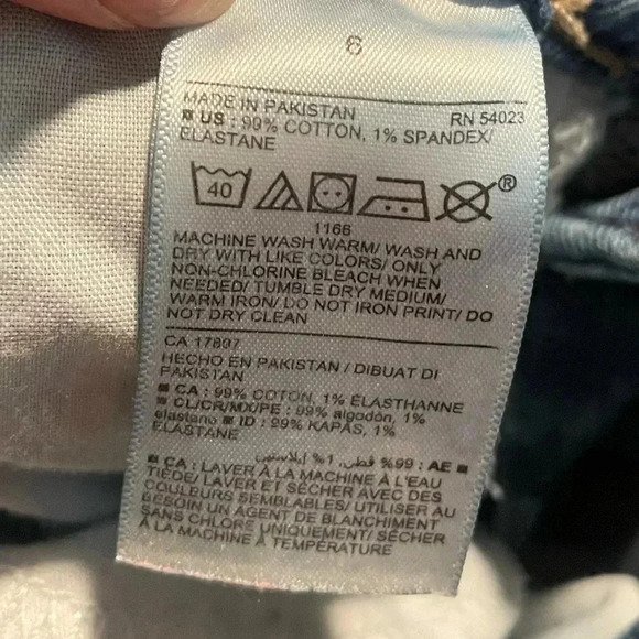 Old Navy jeans high rise og‎ straight size 6 - Picture 3 of 4